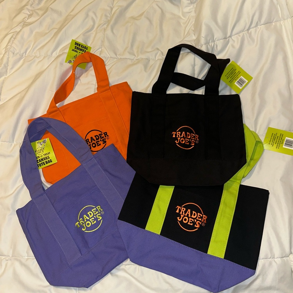 Trader Joe's Halloween mini totes (set of 4)